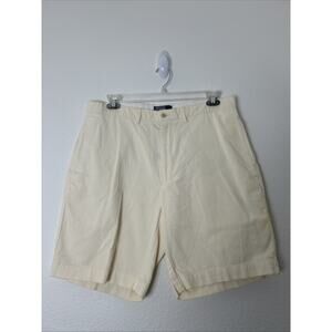 Vintage POLO by RALPH LAUREN Mens Shorts Size 38 Corduroy Cotton HI Rise Beige